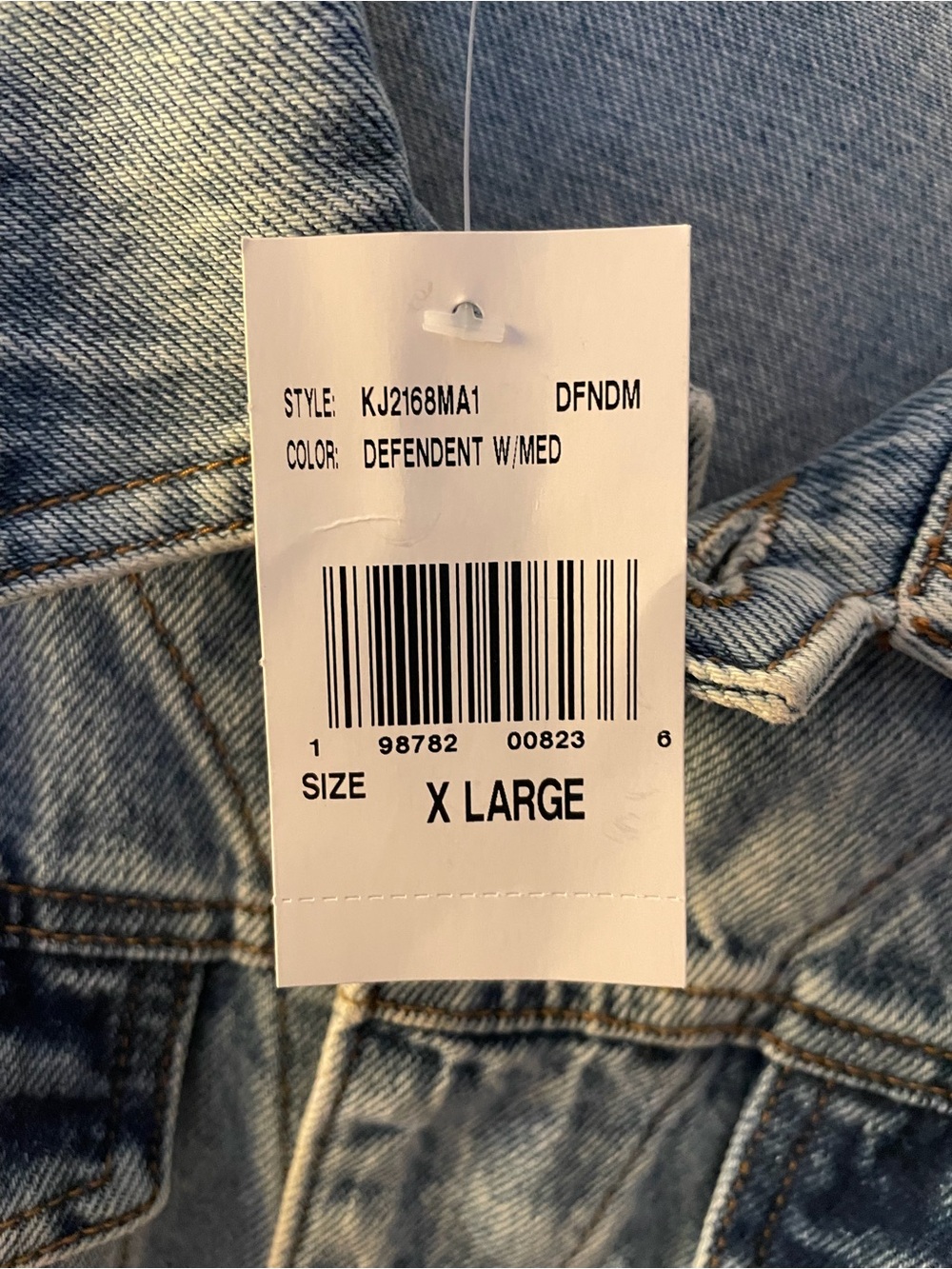 Kut from the Kloth Light Blue Washed Denim Jacket - Picture 4 of 4